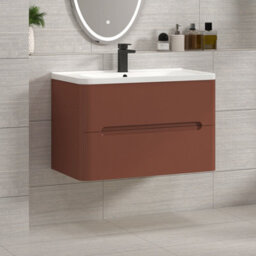 Royal Bathrooms Venice 800mm Sage Green Floor Standing Vanity Unit 2 Door With Ceramic Basin - thumbnail 5
