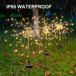 2 Packs Solar Lights Outdoor Garden,  Lights 150 Leds Starburst Light - thumbnail 6