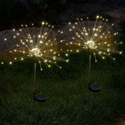 2 Packs Solar Lights Outdoor Garden,  Lights 150 Leds Starburst Light - thumbnail 5