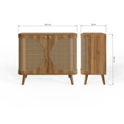 Sorrel Rattan Compact Sideboard - thumbnail 7