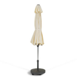 Hayward 3M Premium Hydraulic Garden Parasol With 45Kg Wheeled Base & Cover, Natural Luxury Outdoor Umbrella - thumbnail 7