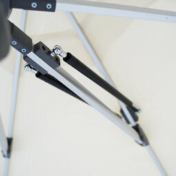 Hayward 3M Premium Hydraulic Garden Parasol With 45Kg Wheeled Base & Cover, Natural Luxury Outdoor Umbrella - thumbnail 5