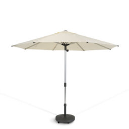 Hayward 3M Premium Hydraulic Garden Parasol With 45Kg Wheeled Base & Cover, Natural Luxury Outdoor Umbrella - thumbnail 2