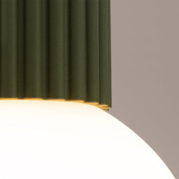 Sollux Lighting Halo Aluminum/glass Olive Green 1 Lights Modern Ceiling Light - thumbnail 3