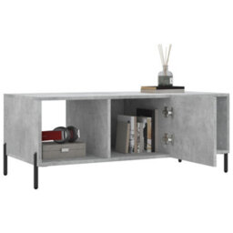 Berkfield Durable Coffee Table Concrete Grey 102X50X40 Cm Engineered Wood - thumbnail 4
