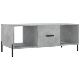 Berkfield Durable Coffee Table Concrete Grey 102X50X40 Cm Engineered Wood - thumbnail 1