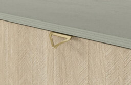 Arte Vibrant Forest Large Sideboard Cabinet H800mm W1580mm D380mm - Green & Oak Scandi For Contemporary Homes - thumbnail 5