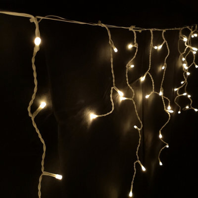 Samuel Alexander 7.5M 300 Led Frosted Iciclebrights Christmas String Lights In Warm White - image 1