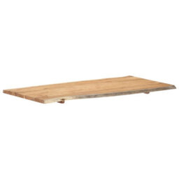 Berkfield Table Top Solid Acacia Wood 118X(50-60)X2.5 Cm - thumbnail 8