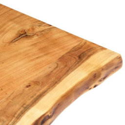 Berkfield Table Top Solid Acacia Wood 118X(50-60)X2.5 Cm - thumbnail 3