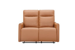 Dorel Lugo  2 Seater Sofa With 2 Manel Recliner In Cognac Made Of Pu - thumbnail 3