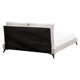 Beliani Bed Corduroy Melle 160 X 200 Cm (Eu King Size) Light Beige - thumbnail 7