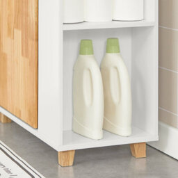 Sobuy Bzr75-W, Under Sink Cabinet Bathroom Vanity Unit Bathroom Storage Cabinet-Clearance,white,w60Xd30Xh60 - thumbnail 8