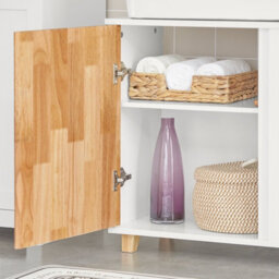 Sobuy Bzr75-W, Under Sink Cabinet Bathroom Vanity Unit Bathroom Storage Cabinet-Clearance,white,w60Xd30Xh60 - thumbnail 6