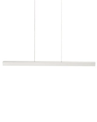 Wyld And Coco Aurora Lighting Pendant Lamp - White Aluminium, Rubberwood Shade, Iron Base, Remote Control, Integrated Led - image 1