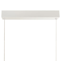 Wyld And Coco Aurora Lighting Pendant Lamp - White Aluminium, Rubberwood Shade, Iron Base, Remote Control, Integrated Led - thumbnail 7