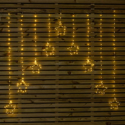 Samuel Alexander 1.2M X 1.2M Flexibrights Christmas Star Curtain Lights With 258 Warm White Leds - image 1