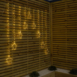 Samuel Alexander 1.2M X 1.2M Flexibrights Christmas Star Curtain Lights With 258 Warm White Leds - thumbnail 2