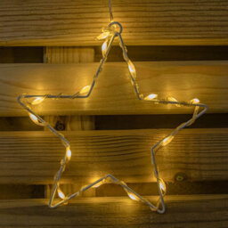 Samuel Alexander 1.2M X 1.2M Flexibrights Christmas Star Curtain Lights With 258 Warm White Leds - thumbnail 7