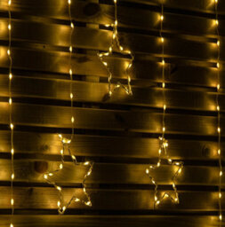 Samuel Alexander 1.2M X 1.2M Flexibrights Christmas Star Curtain Lights With 258 Warm White Leds - thumbnail 5