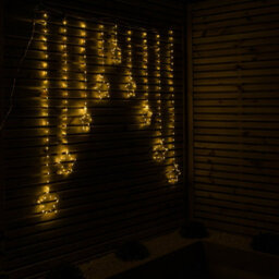 Samuel Alexander 1.2M X 1.2M Flexibrights Christmas Star Curtain Lights With 258 Warm White Leds - thumbnail 4