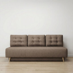 Bella Sofa Bed For Living Room With Polyurethane Foam Bonell Springs Wooden Frame Storage And Cushions Brown - thumbnail 3