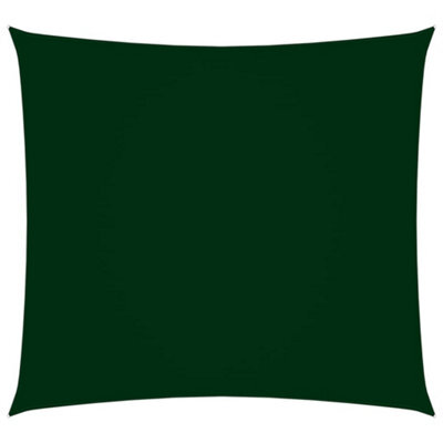 Berkfield Sunshade Sail Oxford Fabric Square 2X2 M Dark Green - image 1