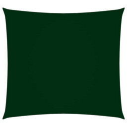 Berkfield Sunshade Sail Oxford Fabric Square 2X2 M Dark Green - thumbnail 1