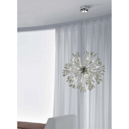 Luminosa Lighting Luminosa Love Table Lamp 3 Light G4 Polished Chrome/white Glass, Not Led/cfl Compatible - thumbnail 3