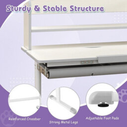 Study Desk Height Adjustable Children Writing Table - thumbnail 5