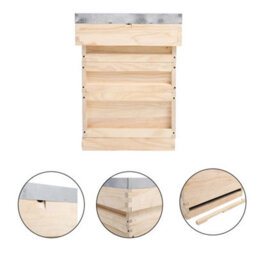 Living And Home 10 Frame Wooden Beehive Starter Kit With Brood Box And 2 Honey Supers - thumbnail 5
