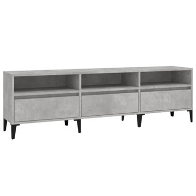 Berkfield Classic Tv Cabinet Concrete Grey 150X30X44.5 Cm Engineered Wood - image 1
