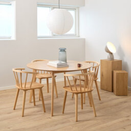 Furniture To Go Ida Dining Chair In Oak Set Of 2 - thumbnail 4