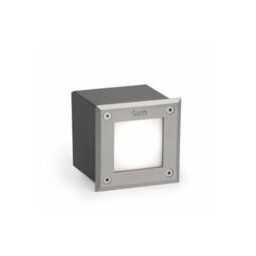Luminosa Lighting Luminosa Led Square Recessed Outdoor Ground Light Matt Nickel Ip67 - thumbnail 1