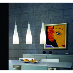 Luminosa Lighting Luminosa Java Table Lamp Big 1 Light E14, Satin Nickel/frosted White Glass - thumbnail 3