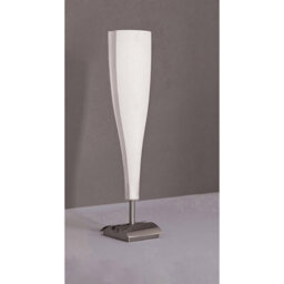 Luminosa Lighting Luminosa Java Table Lamp Big 1 Light E14, Satin Nickel/frosted White Glass - thumbnail 2