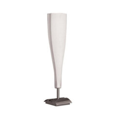 Luminosa Lighting Luminosa Java Table Lamp Big 1 Light E14, Satin Nickel/frosted White Glass - thumbnail 1