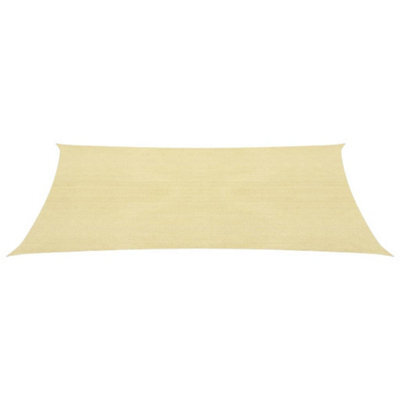 Berkfield Sunshade Sail Hdpe Square 3.6X3.6 M Beige - image 1