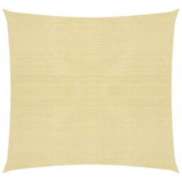 Berkfield Sunshade Sail Hdpe Square 3.6X3.6 M Beige - thumbnail 5