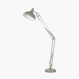 Pacific Lifestyle Grey Metal Task Floor Lamp For Living Room - thumbnail 4