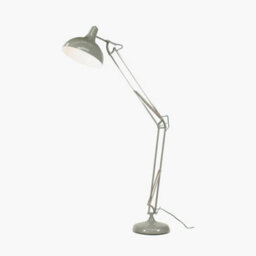 Pacific Lifestyle Grey Metal Task Floor Lamp For Living Room - thumbnail 3