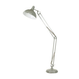 Pacific Lifestyle Grey Metal Task Floor Lamp For Living Room - thumbnail 1