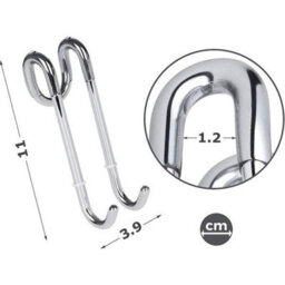 Shower Wall Hook, Shower Screen For Bathroom, Very Lightweight Bathroom Hook For Shower, Over-The-Door Shower Storage - thumbnail 3