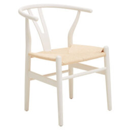 Orsina Decent Wishbone Antique White Chair, Scandinavian Swivel Dining Chair For Dining Room, Stylish Modern Chair - thumbnail 2