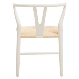 Orsina Decent Wishbone Antique White Chair, Scandinavian Swivel Dining Chair For Dining Room, Stylish Modern Chair - thumbnail 4