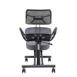 Living And Home Grey Kneeling Chair With Casters And Adjustable Height - thumbnail 6