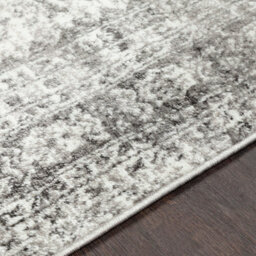 Livabliss Monte Carlo-Vintage Grey White Charcoal Traditional Boho Living Dining Bedroom Rug 160 X 220 Cm Easy Care, Non Shedding - thumbnail 3