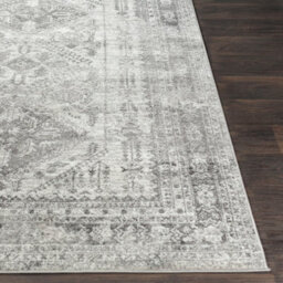 Livabliss Monte Carlo-Vintage Grey White Charcoal Traditional Boho Living Dining Bedroom Rug 160 X 220 Cm Easy Care, Non Shedding - thumbnail 5
