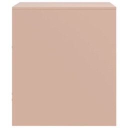 Berkfield Bedside Cabinets 2Pcs Pink 34.5X39X44 Cm Steel - thumbnail 8