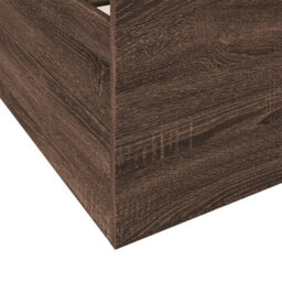 Berkfield Bed Frame With Drawers Without Mattress Brown Oak 75X190 Cm Small Single - thumbnail 8